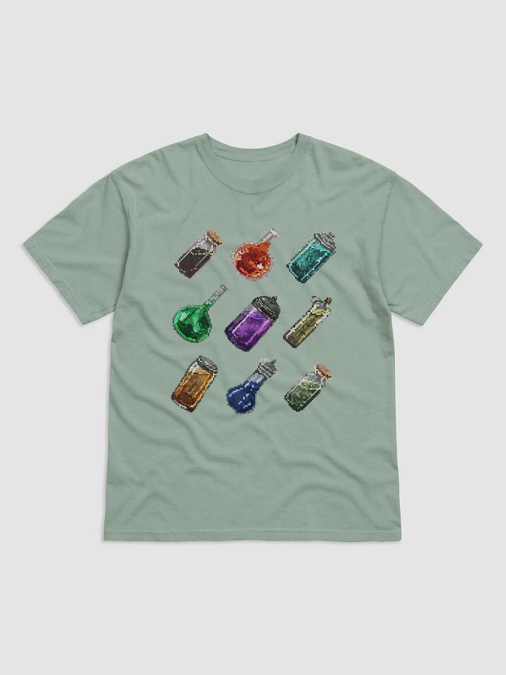 Witcher Pixel Potions Heavyweight Tee product image (9)