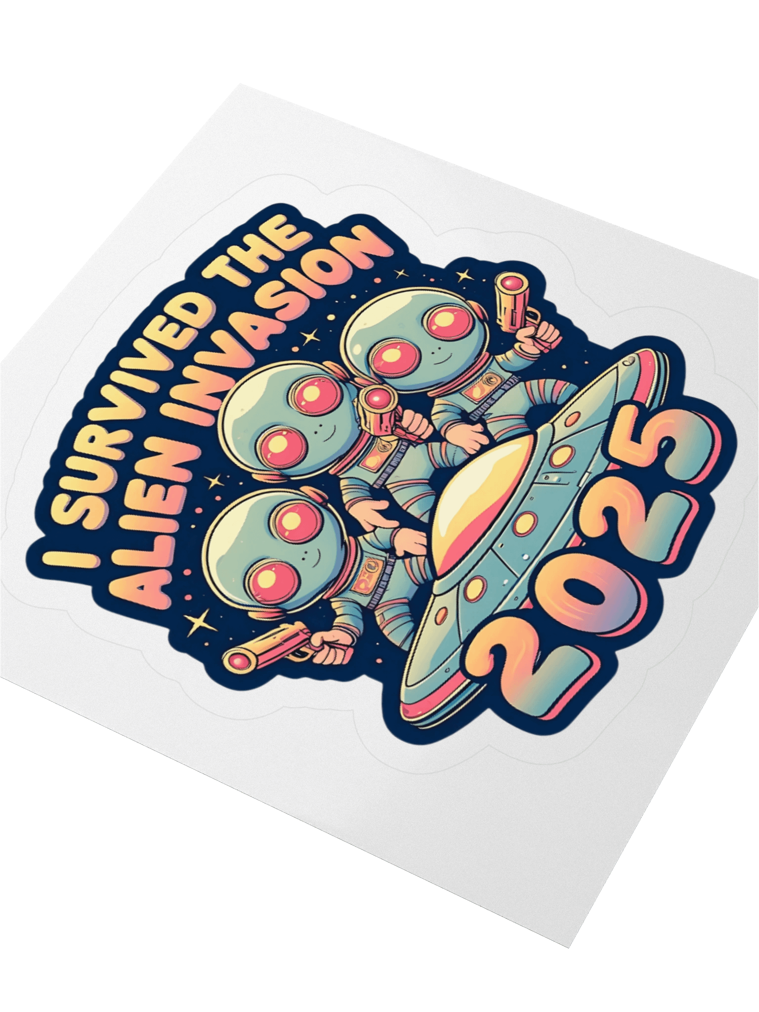 Alien Invasion Survivors Sticker Set product image (9)