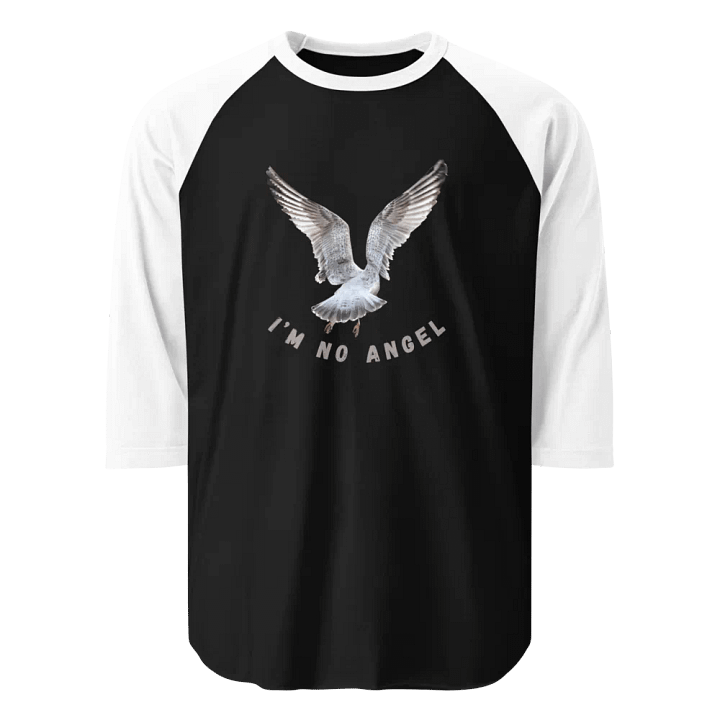 I'm No Angel Seagull Raglan T-shirt product image (1)