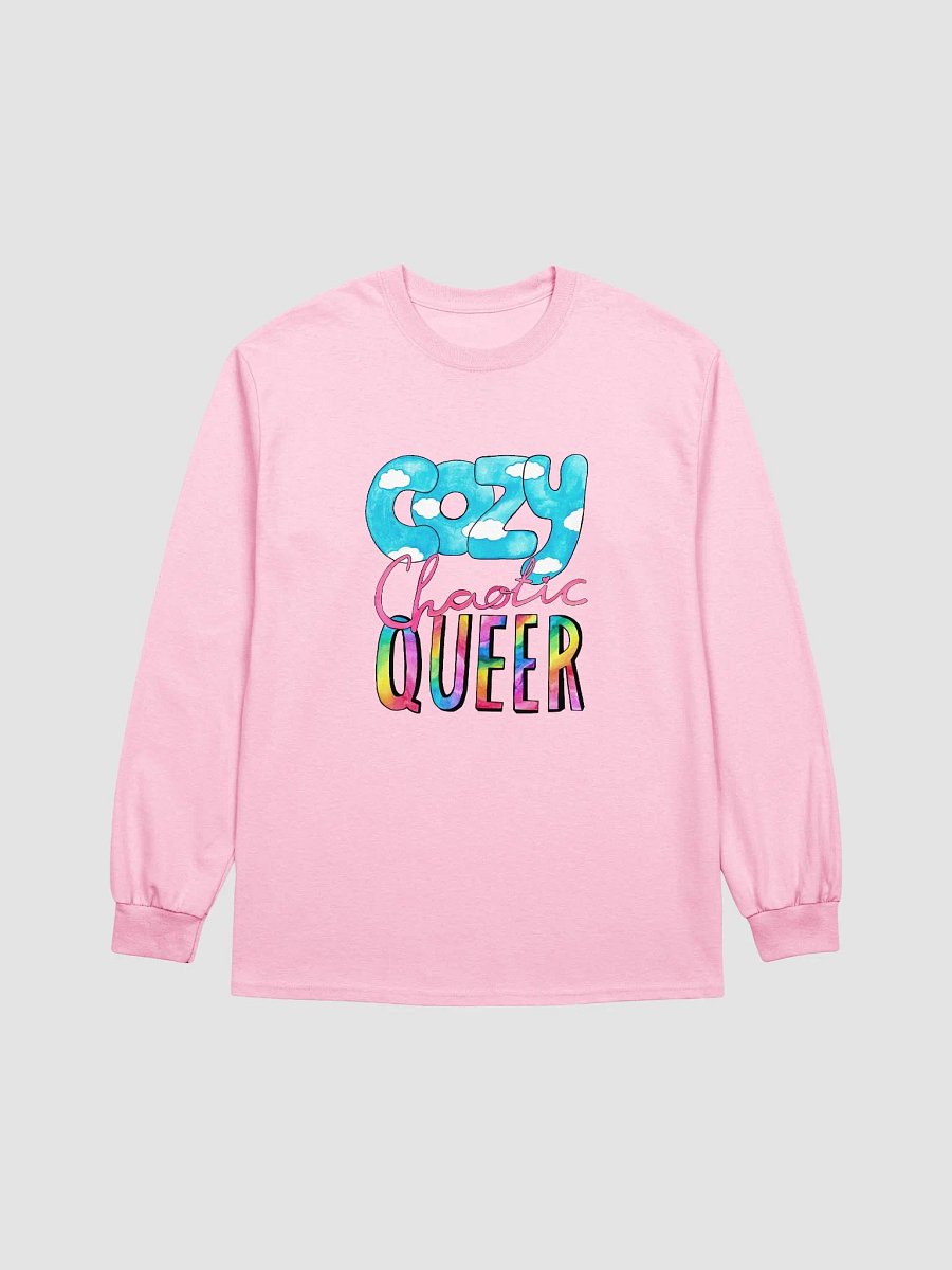 Cozy Chaotic Queer Long Sleeve Tee - Multiple Colors product image (13)
