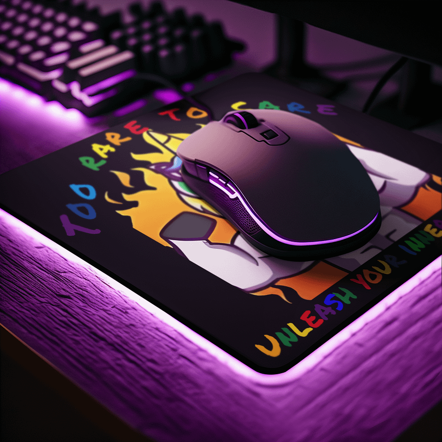 Too Rare To Care Mousepad product image (5)