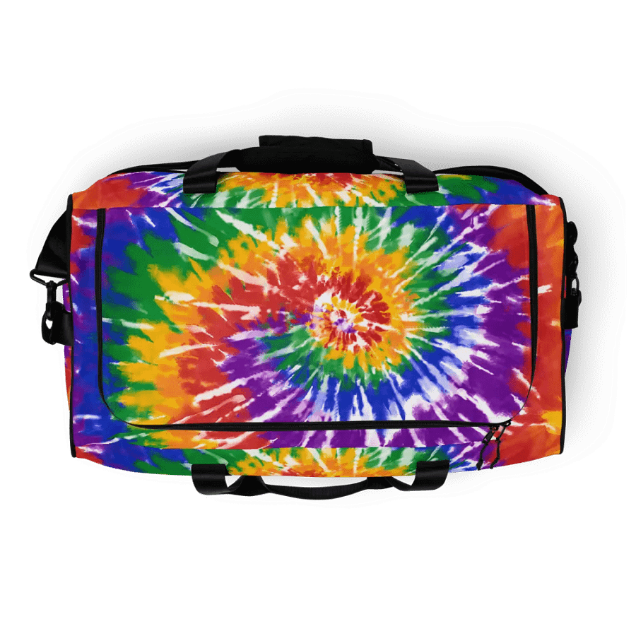 Rainbow tie dye duffle bag product image (8)