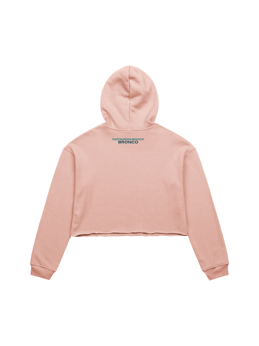 Destination Bigfoot Bronco Best Friend's Bella+Canvas Fleece Women's Crop Hoodie (Multiple Colors Available) product image (20)