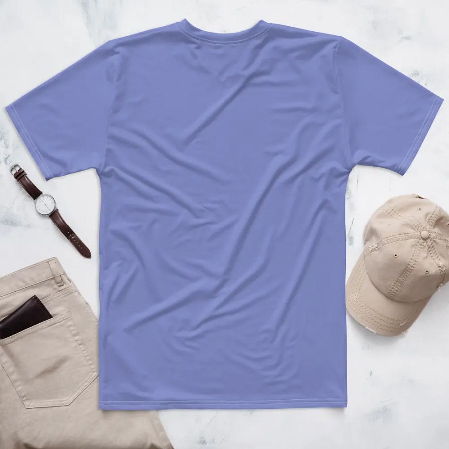 Plain Light Purple True Summer Men's Crewneck Polyester Heavyweight Premium T-Shirt by Treasure Pie product image (7)