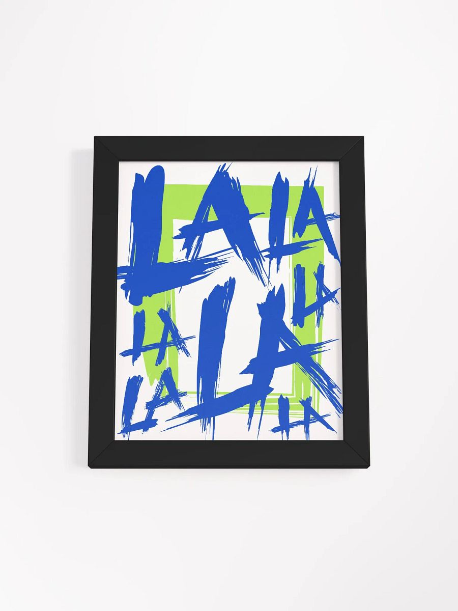 La La La Framed Matte Poster product image (2)
