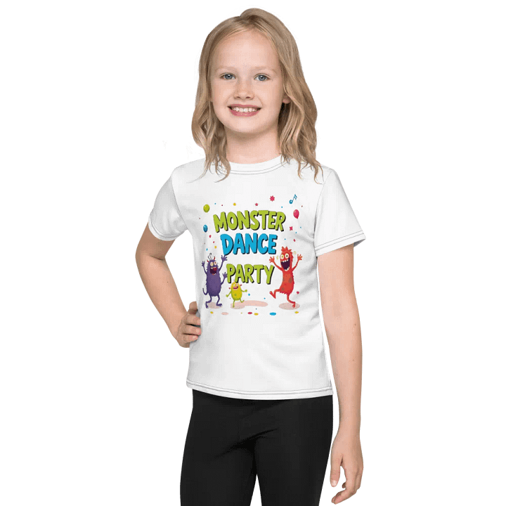 Monster Dance Party - Groovy Moves Kids Tee product image (1)
