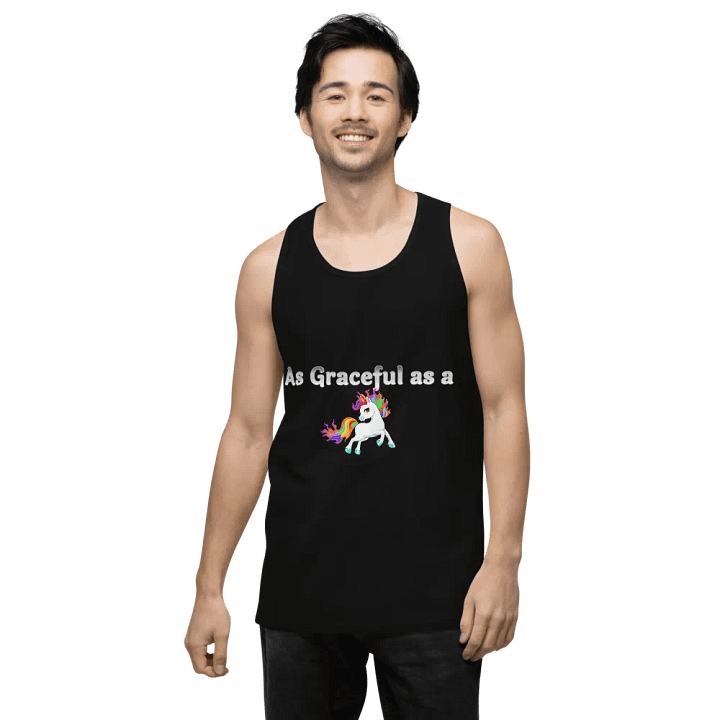 As Graceful as a Unicorn Tank product image (2)