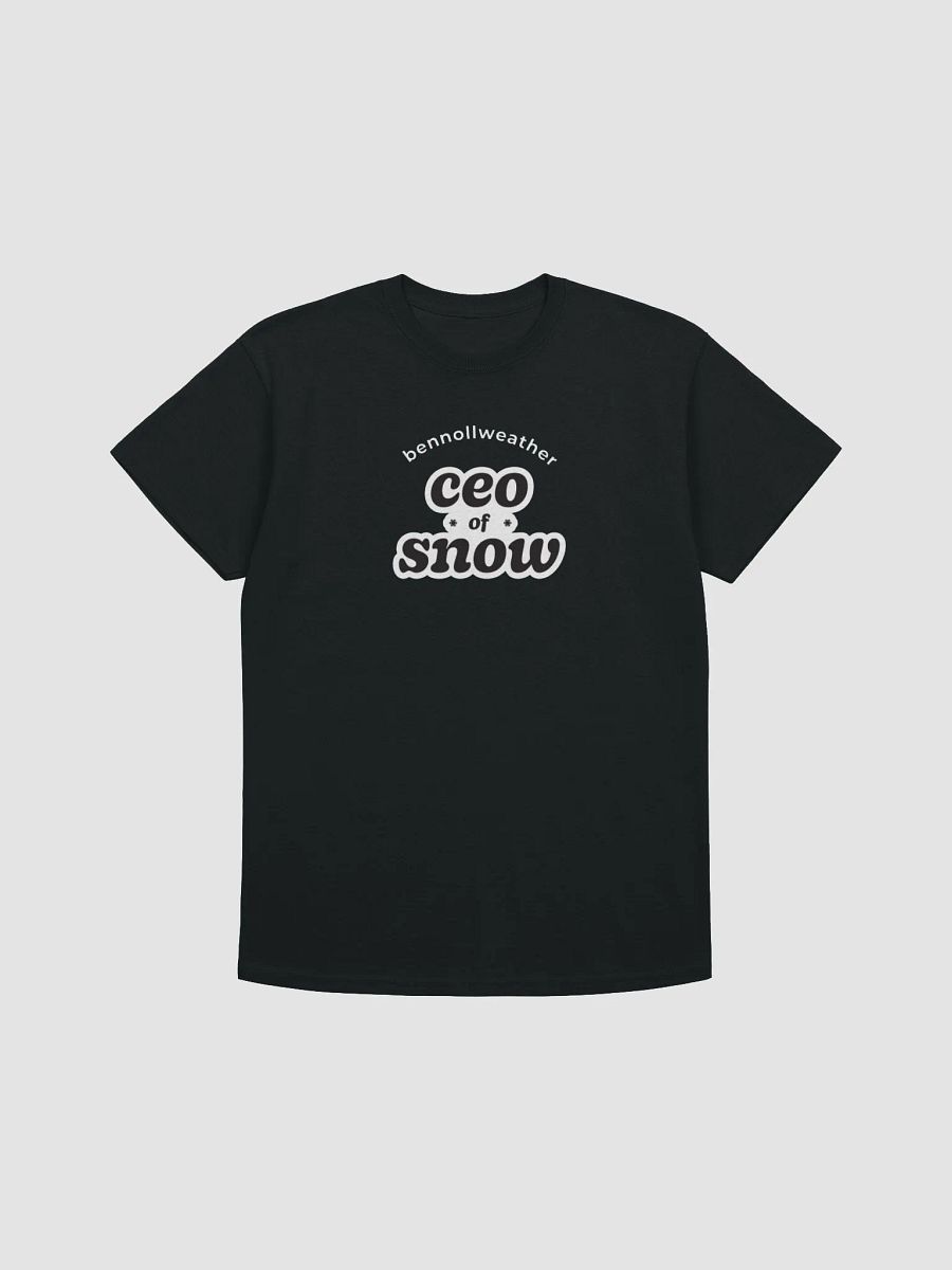 CEO of snow t-shirt (white logo) product image (4)