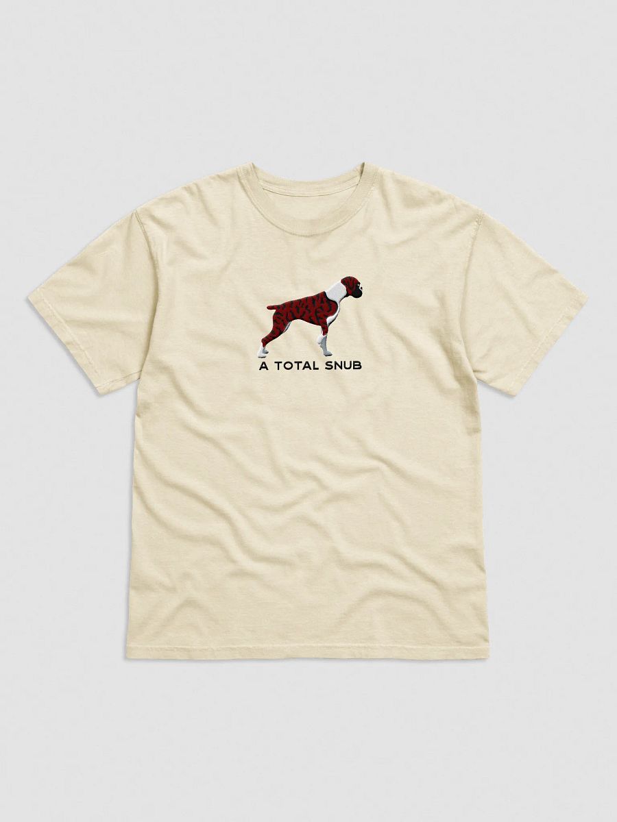 A Total Snub T-Shirt(Embroidered) of a Boxer(Brindle) product image (25)