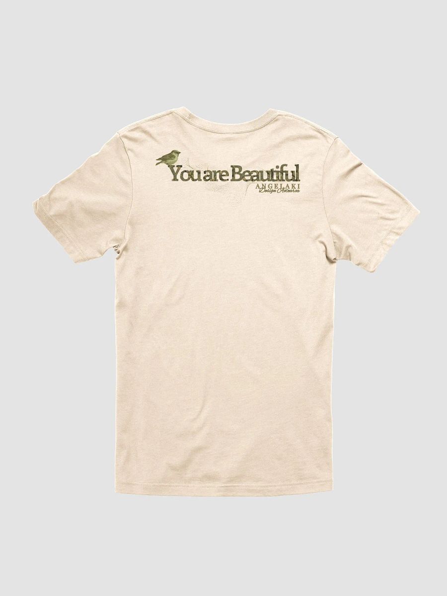 Unisex Kinship - You are Beautiful - Olive Green Sparrow and Rata Tee product image (84)