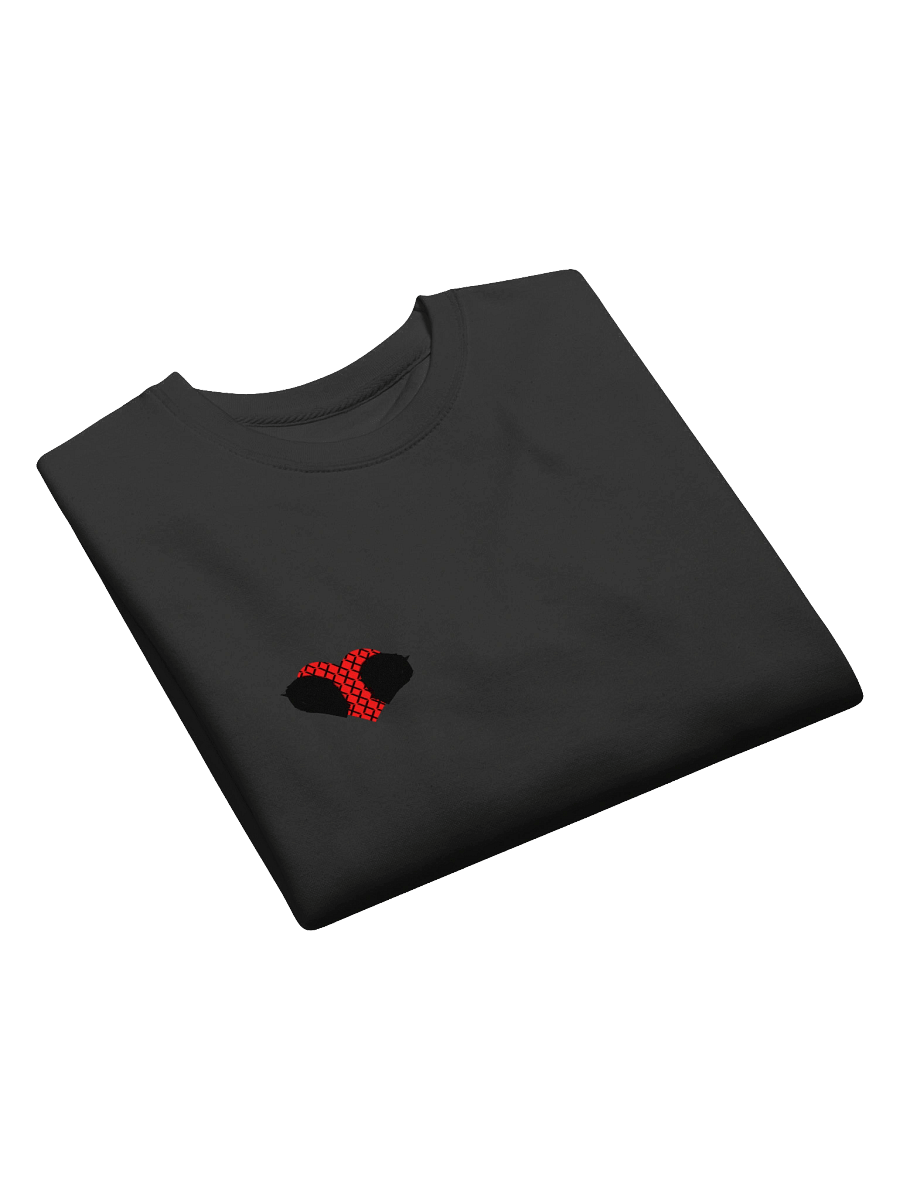 Matching Road Helmet Heart (Black-Left) | Crewneck product image (3)