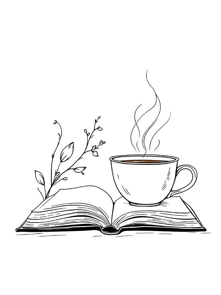 22 Book and Coffee Cup Clipart Designs, Coffee Cup Graphics, Coffee and Book Lover Clipart Gift, Coffee Cup Clipart Set product image (2)