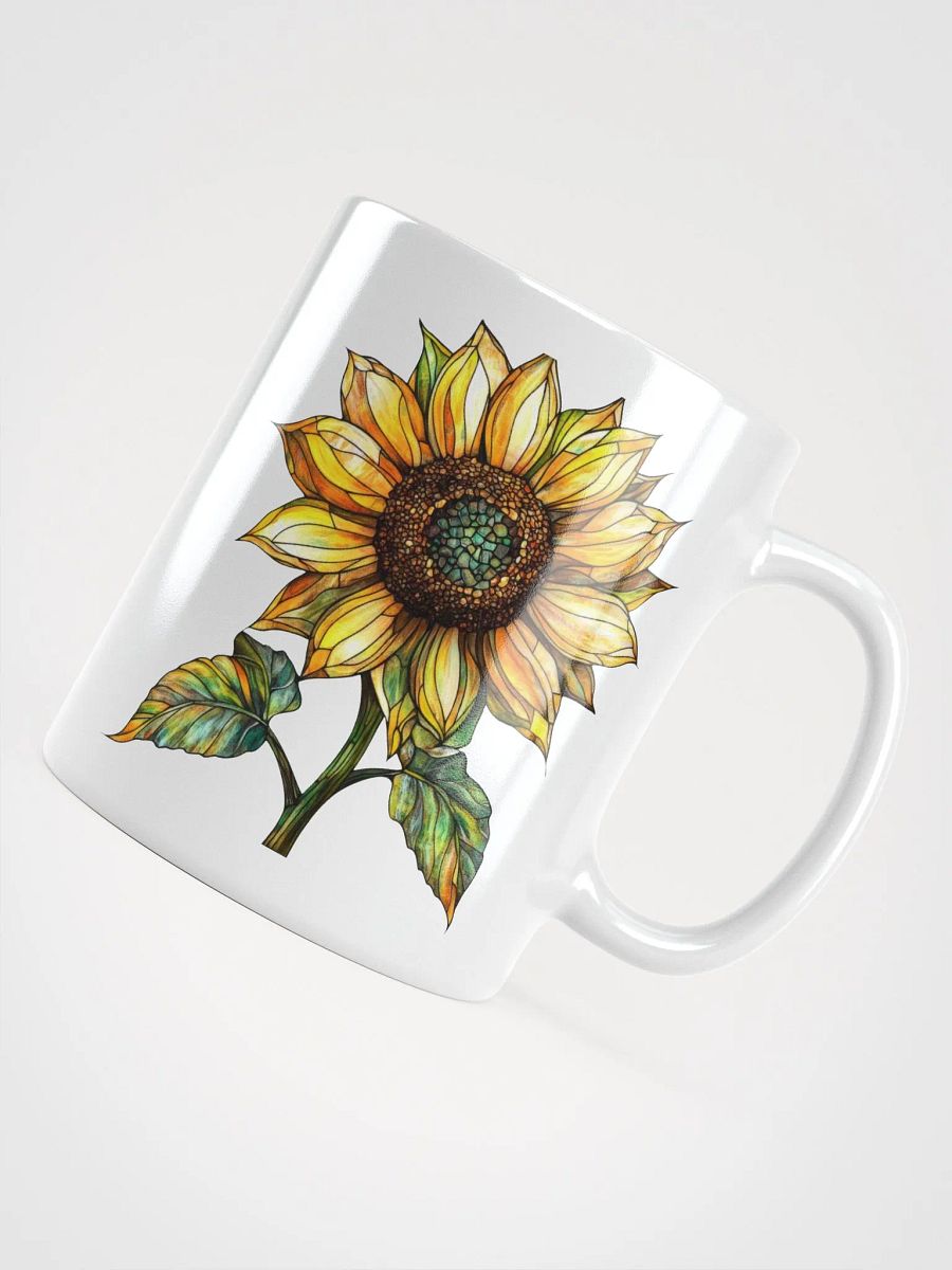 Stained Glass Sunflower Mug product image (12)