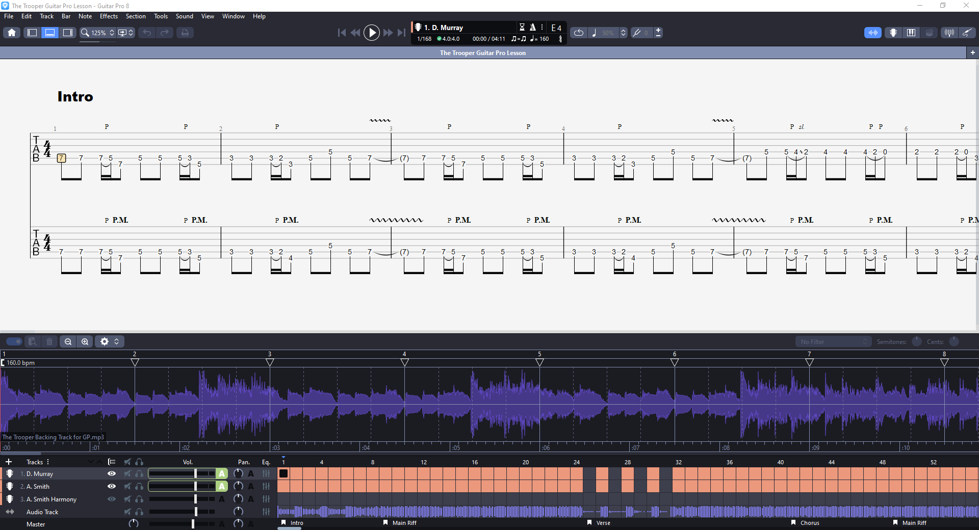 Piece of Mind: The Songbook PDF TAB + Backing Tracks product image (3)