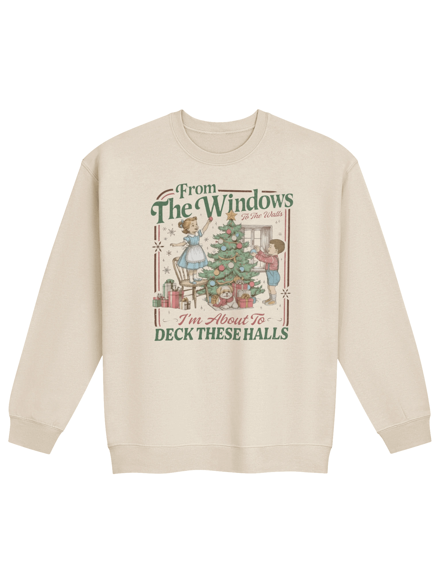 From The Windows To The Walls" | Cozy Christmas Sweatshirt product image (2)
