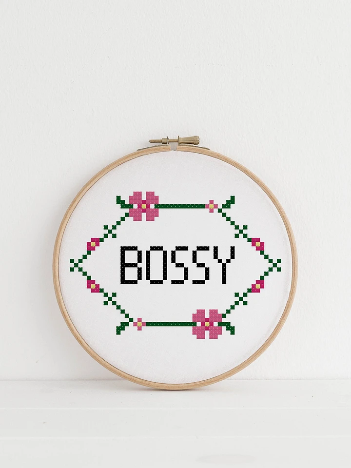 Bossy - Cross Stitch Pattern product image (1)
