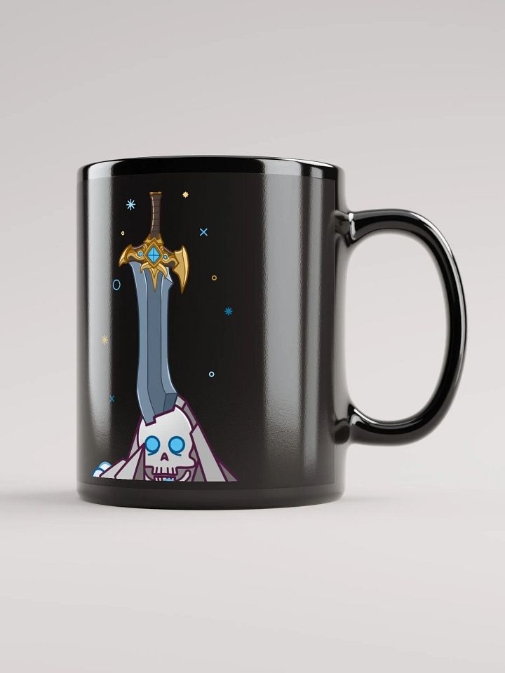 Sword in the Skull - Quel'Serrar Variation - Black Glossy Mug product image (1)