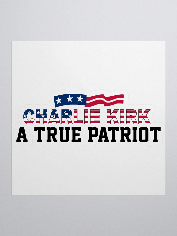 Charlie Kirk Bumper Sticker Car Laptop Decals & Magnets product image (1)