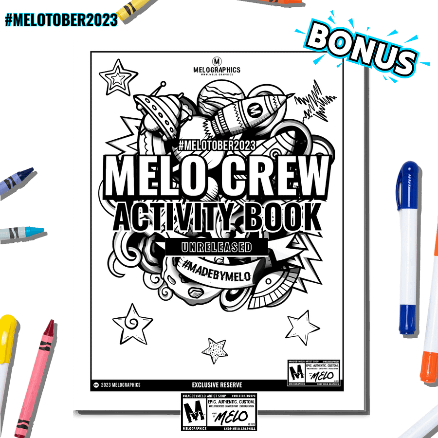 MELO CREW Activity Book: Uncensored Digital Edition | #MadeByMELO product image (2)