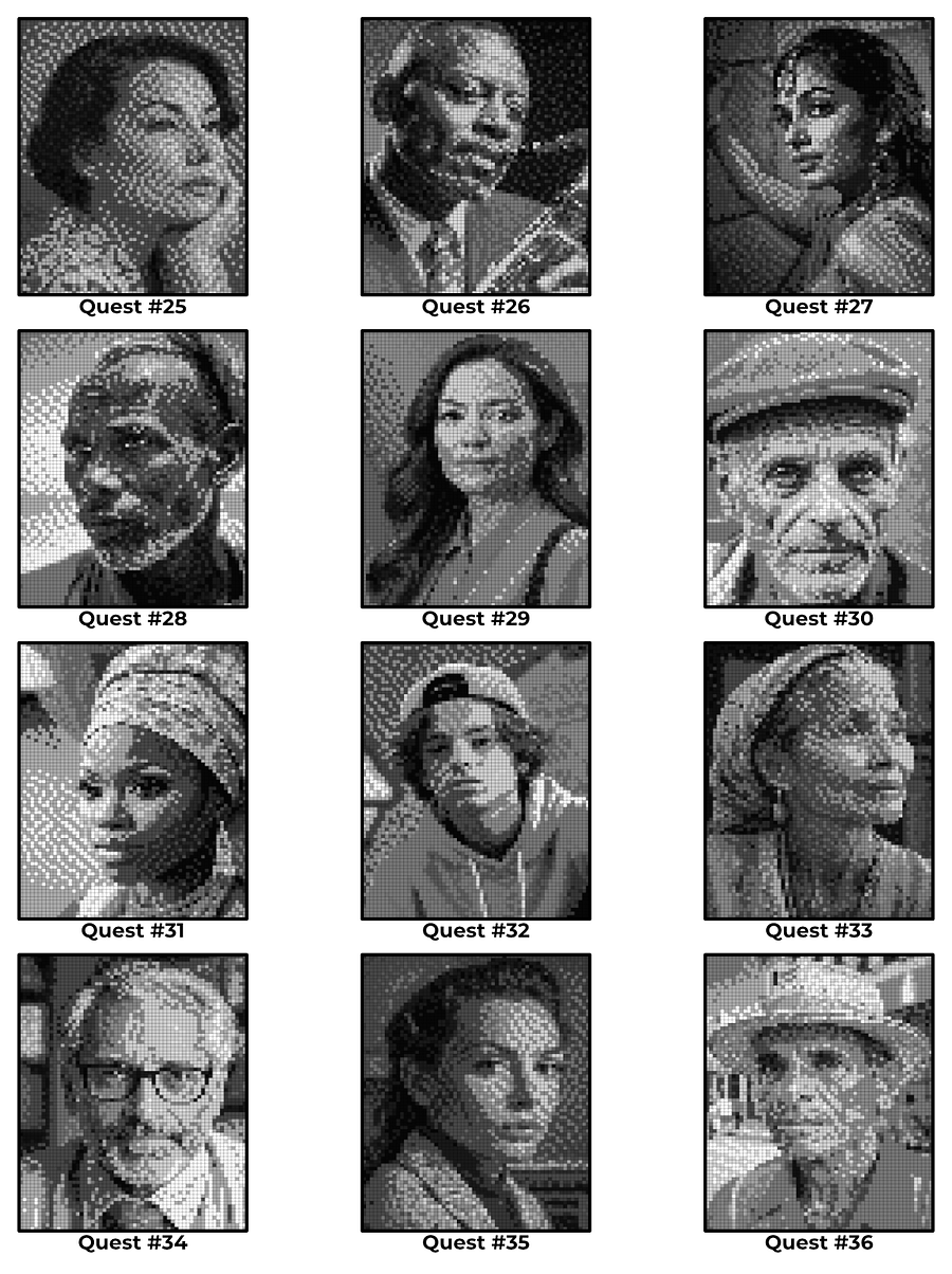 Pixel-Perfect Portrais Coloring Book: Pixel Art Color By Number with 36 Illustrations product image (6)