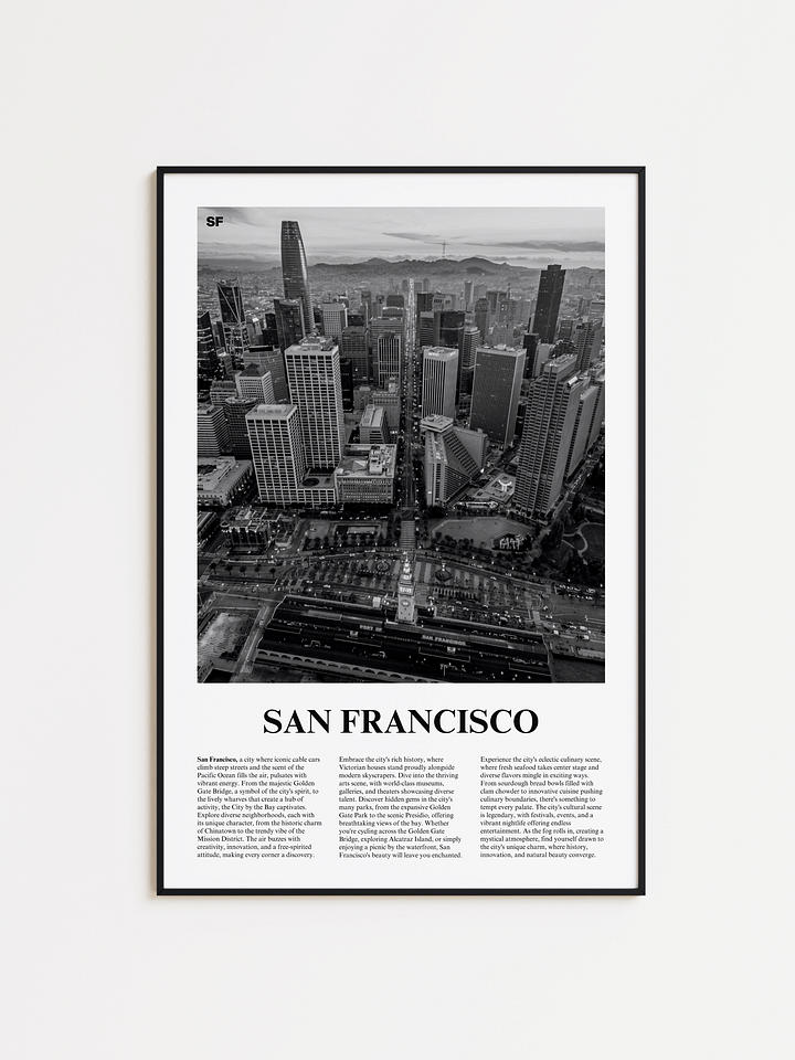 San Francisco 03 Newspaper Poster product image (1)
