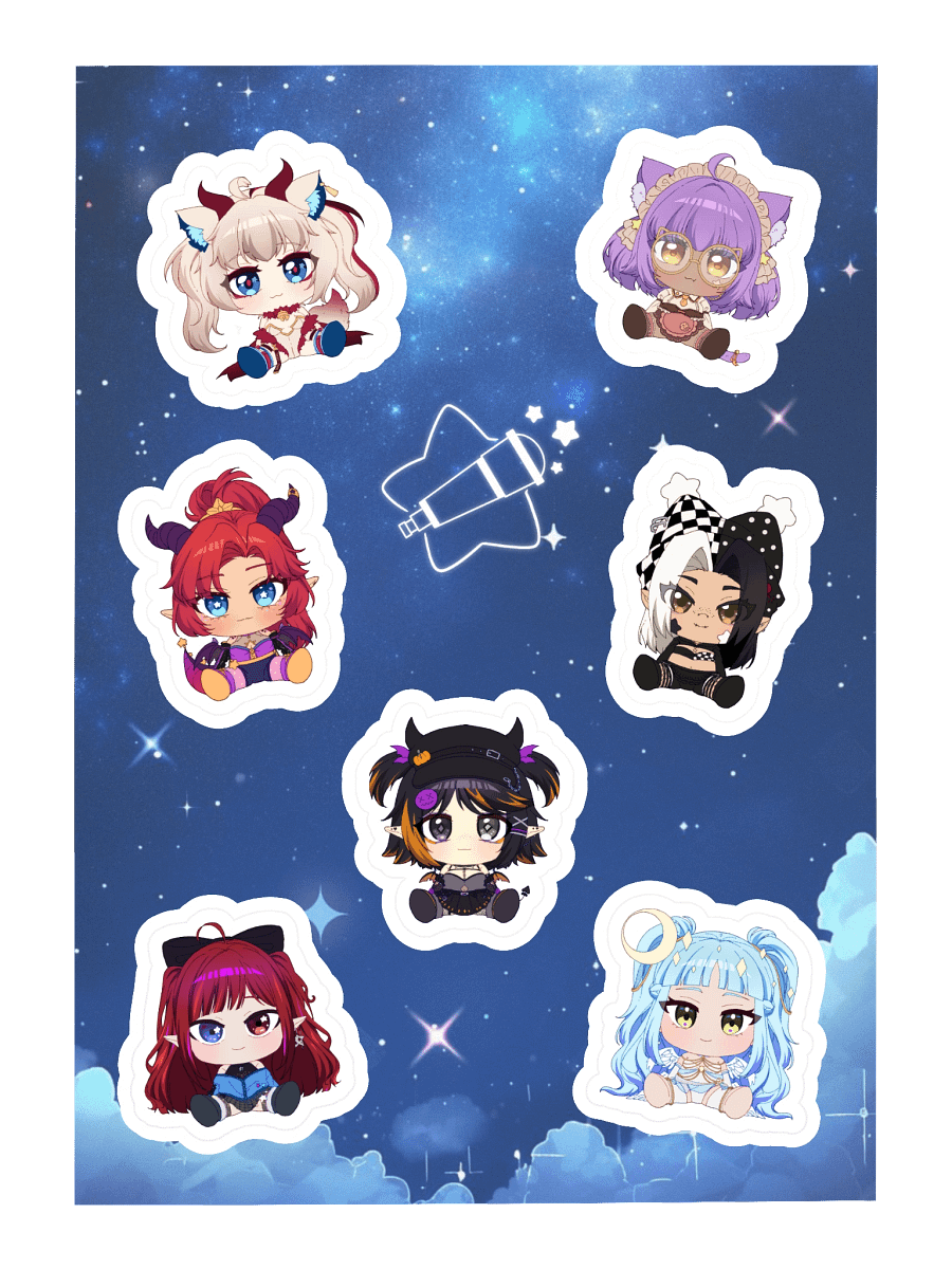 StarGazer Group Sticker Sheet product image (3)