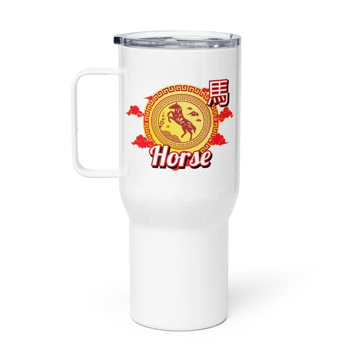 Horse Chinese Zodiac - Travel Mug w/ Handle product image (1)
