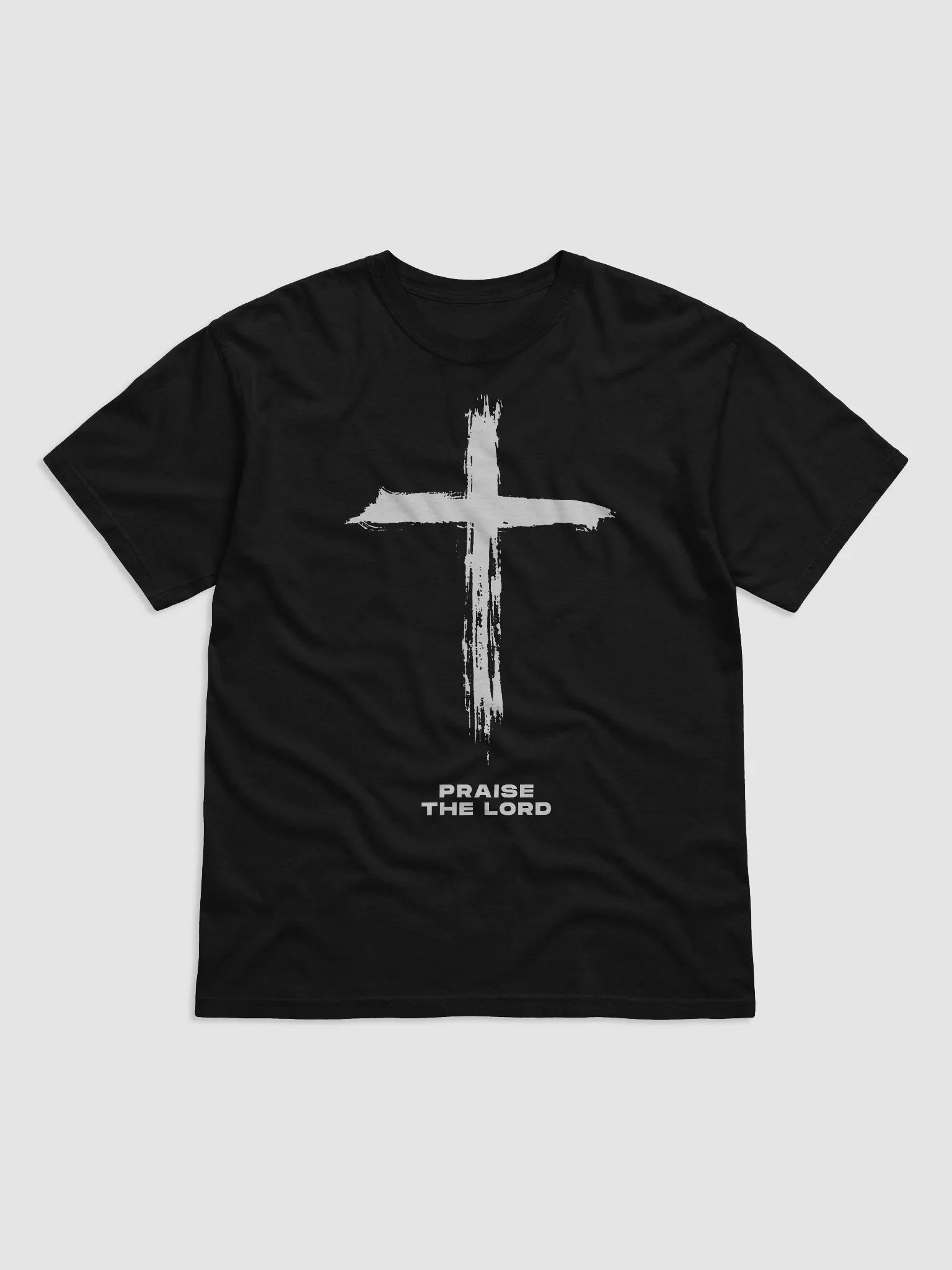 Black & White Grunge Illustrative Christian T-shirt product image (1)