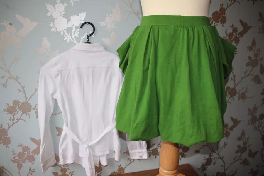 SALE Jottum skirt + longsleeve green sz 140/146/152 - 10/11/12 yrs excel vintage product image (5)