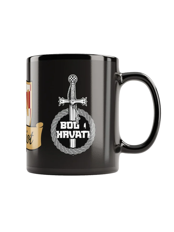 Patriotic Shield Black Glossy Mug product image (1)