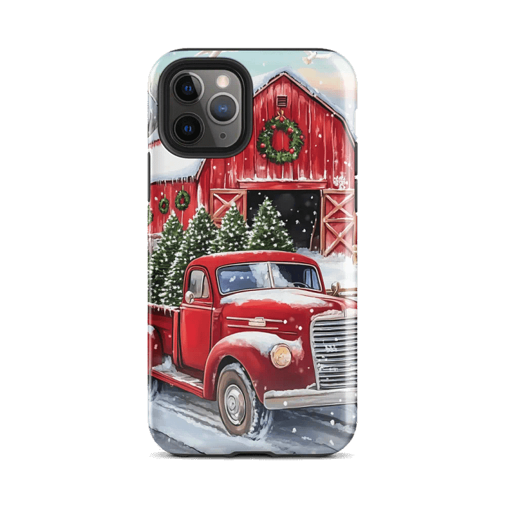 Vintage Christmas Truck iPhone® Tough Case product image (25)