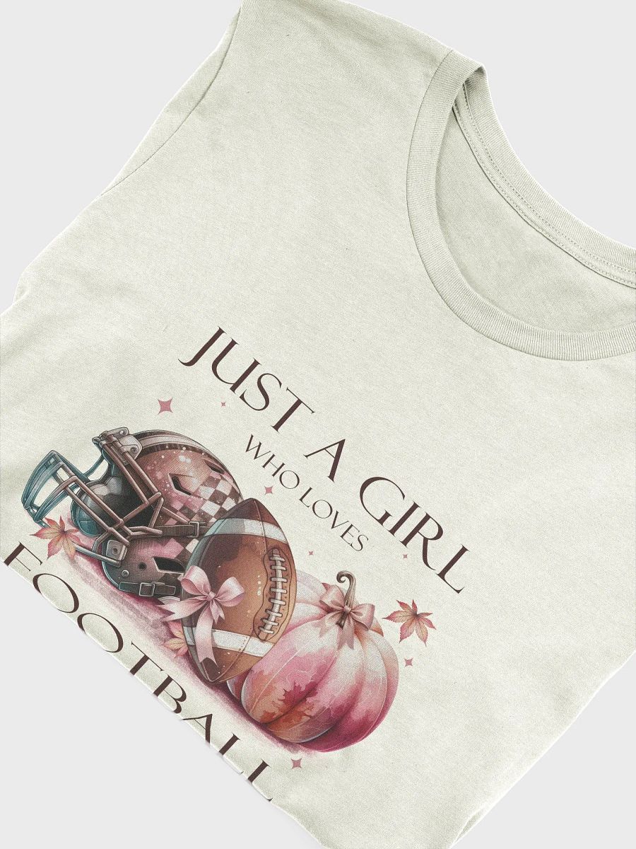 Just a Girl Who Loves Football Halloween T-Shirt | Spooky & Sporty Tee for Football Fans product image (50)