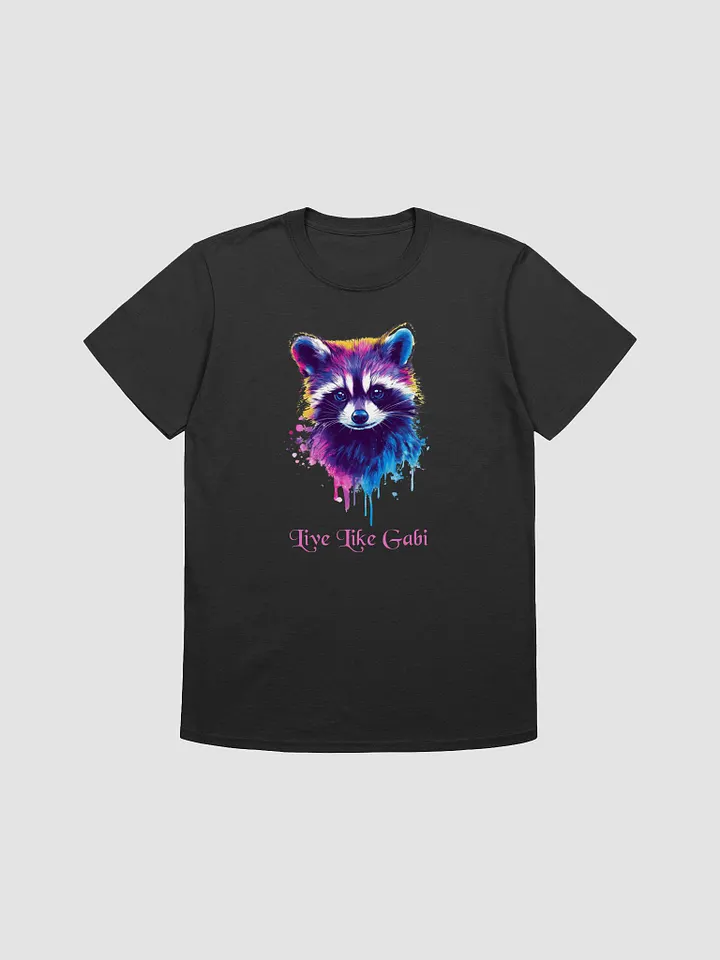 Vibrant Raccoon Art Unisex T-Shirt product image (1)