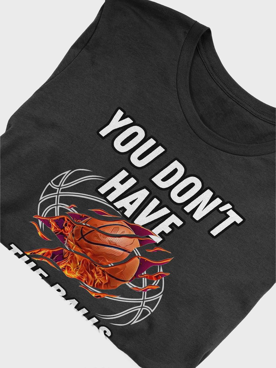 Flaming Basketball Bold Graphic Tee product image (5)
