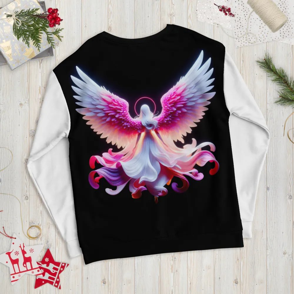 Angel and Cross - All-Over Unisex Sweatshirt #8 product image (9)