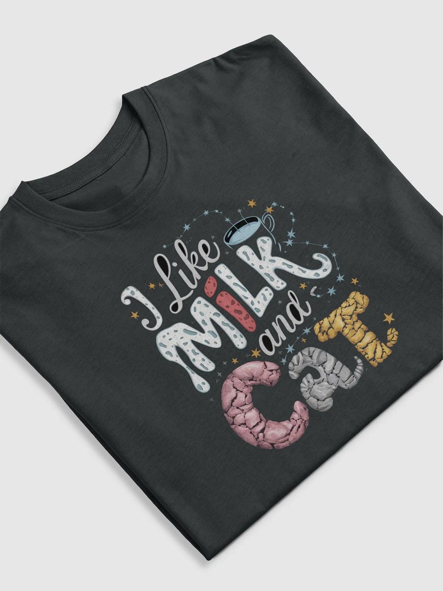 I like Milk and Cat Men's T-shirt by aufsoleh product image (5)