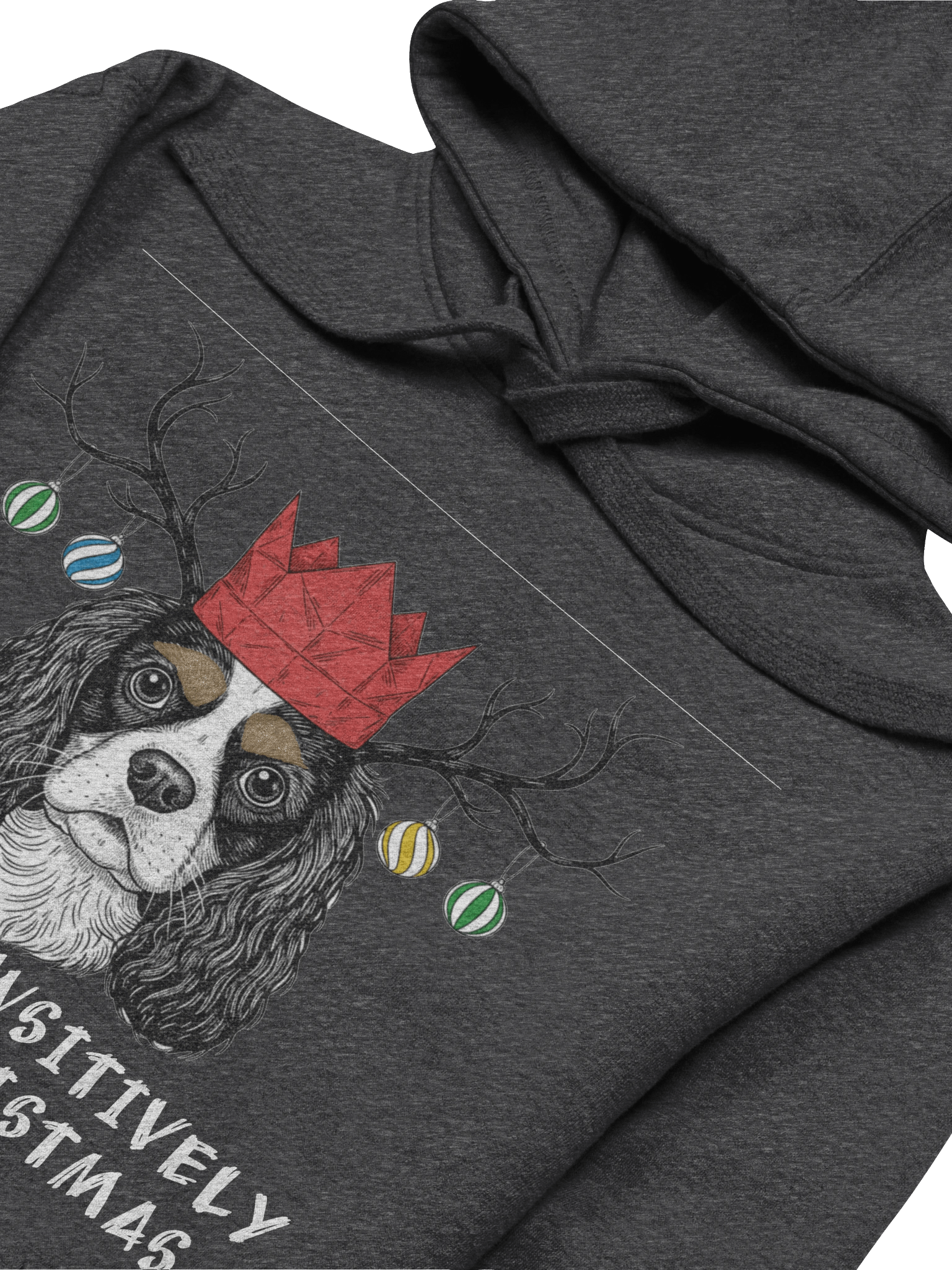 Have a Pawsitively Merry Christmas Hoodie with White Text product image (11)