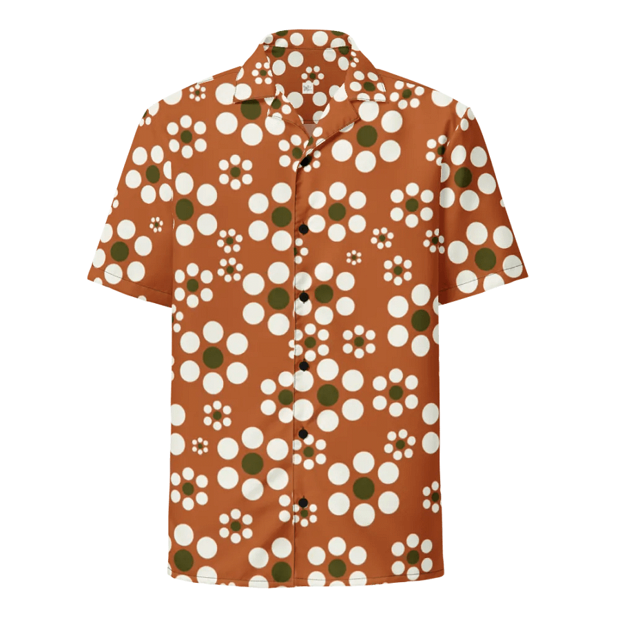 Mexican Floral TerracottaHawaiian Shirt product image (5)