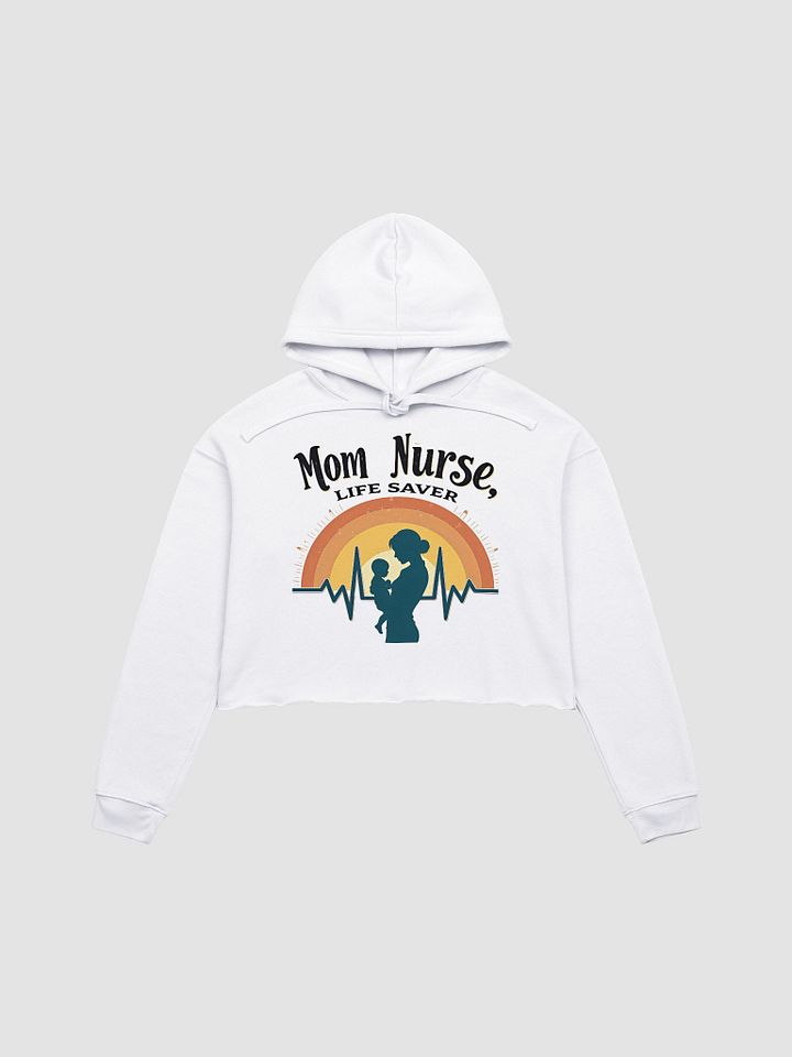 Rainbow Heartbeat Mom Nurse Hoodie product image (1)