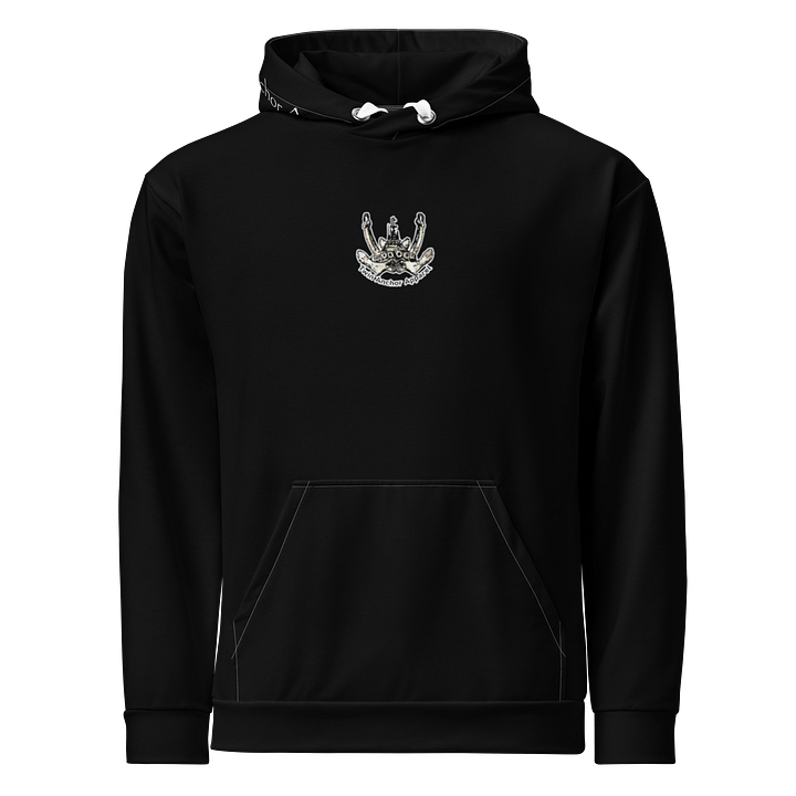 Black Twin Anchor Logo Hoodie product image (1)
