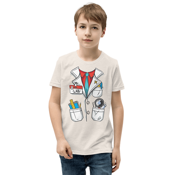 Science Lab Technician Halloween Costume Funny T-Shirt For Kids product image (3)