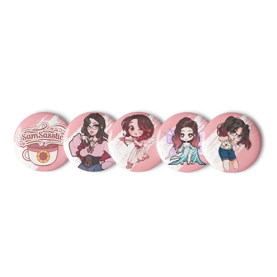 SamSasstic Buttons Galore! Set of 5 product image (5)