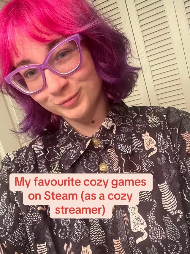 My cozy game recs on Steam 💜 #stardewvalley #cozystreamer #cozygames #cozygaming #steam 