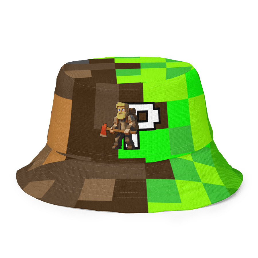 Patient PixelZ Reversible Bucket Hat (PixelZ My Craft & Pixel Embers) product image (1)