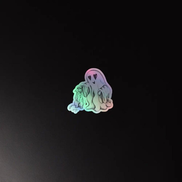 Ghost Cat and Ghost, Sticker Sheet product image (4)