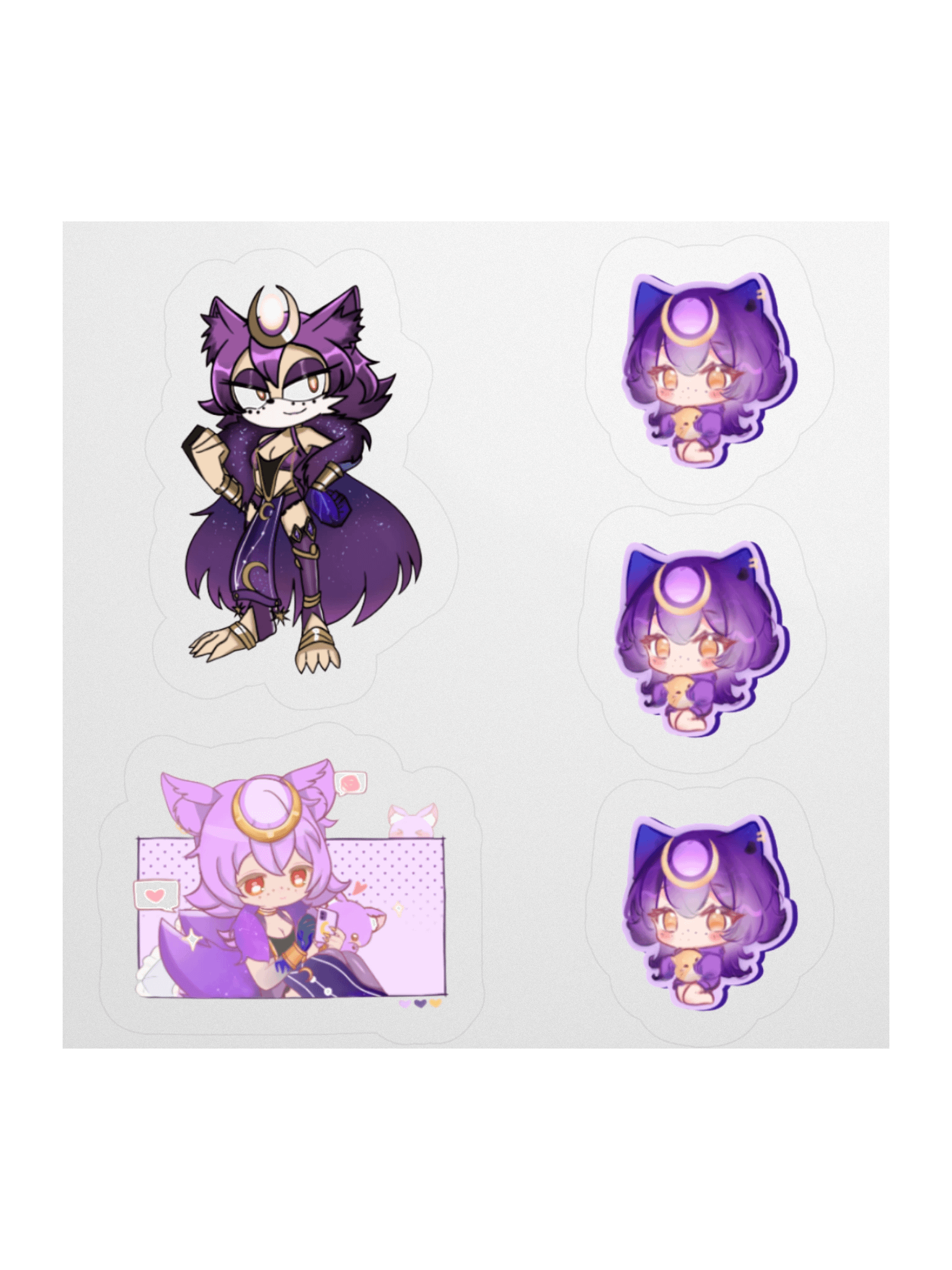 Luna Love Sticker v1 product image (1)