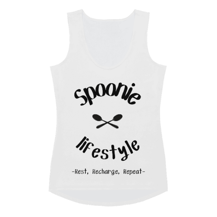 Spoonie Lifestyle- Rest, Recharge, Repeat Tank Top (Women's) product image (1)