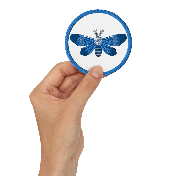 Moth Embroidered Patch product image (10)