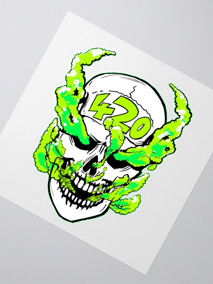 Sativa Skull Sticker product image (2)