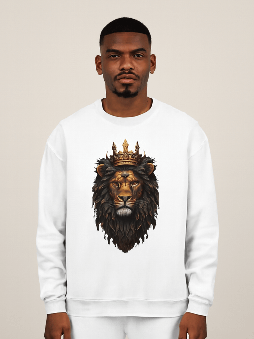 Regal Lion Crown Crewneck Sweatshirt product image (1)